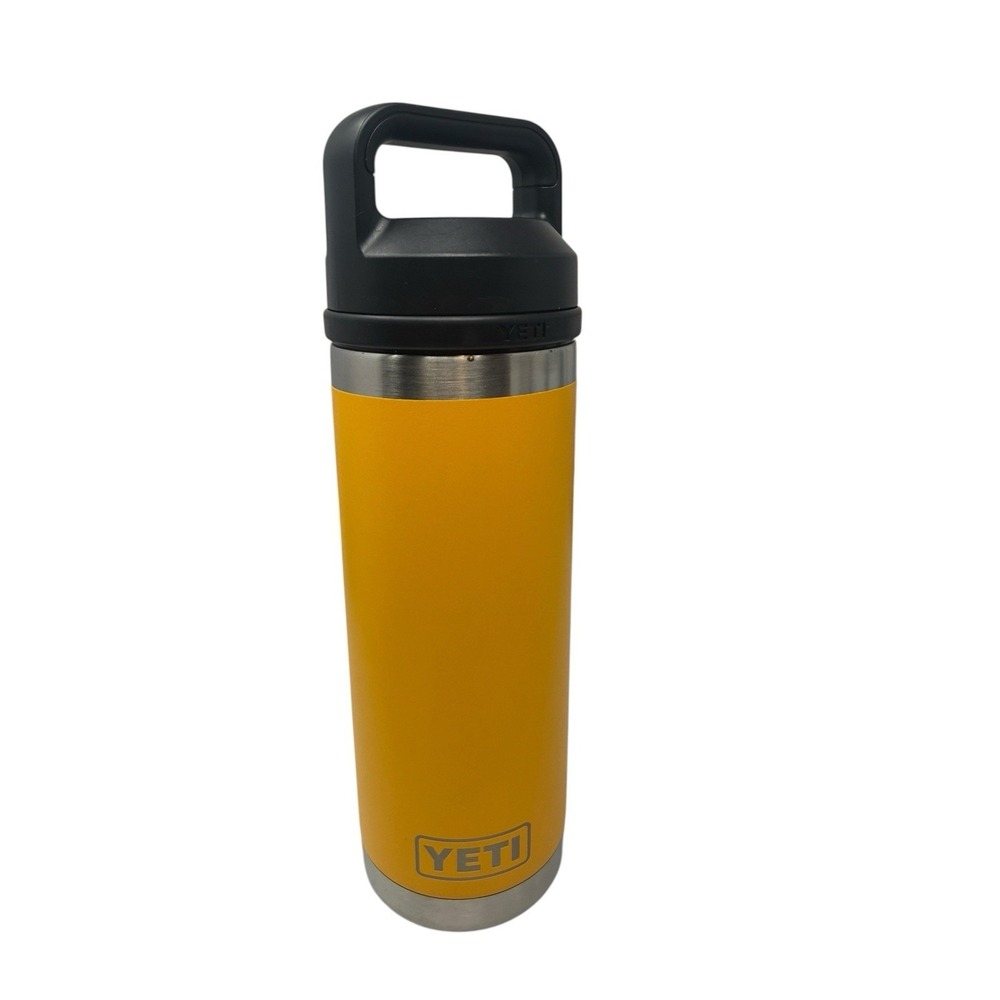 YETI Rambler 18oz Water Bottle with Chug Cap Beekeeper RETIRED COLOR! Imperfect